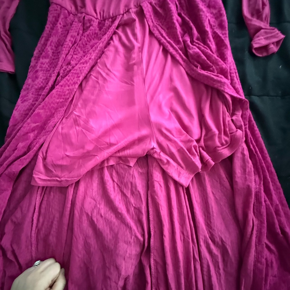 Western Pink Women's Romper Dress - Picture 2 of 3